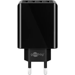 Goobay 4-fach USB-Ladegerät (30W) Schwarz
