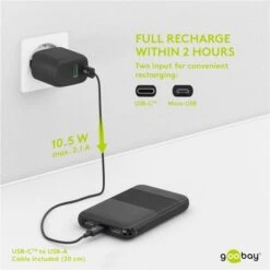 Goobay Powerbank Kompakt 5.000 MAh -HPP Computer Geschaft goobay Powerbank kompakt 5 000 mAh@@1821942 12