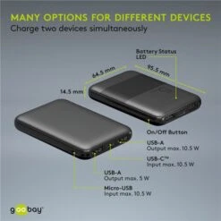 Goobay Powerbank Kompakt 5.000 MAh -HPP Computer Geschaft goobay Powerbank kompakt 5 000 mAh@@1821942 13